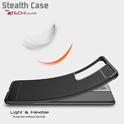 [Stealth Case] Samsung Galaxy S21 Ultra Soft Protective Slim Cover with Carbon Fibre Detailing