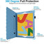 [Folio Case] Smart Cover Stand with Auto Sleep/Wake & Hand Strap For Apple iPad 10.2" 2021 / 2020 / 2019 [9th / 8th / 7th Generation]