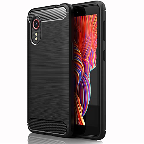 [Stealth Case] Samsung Galaxy XCover 5 Soft Protective Slim Cover with Carbon Fibre Detailing