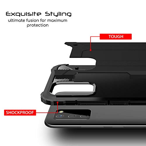 [Tough Armoured Case] ShockProof Dual-Layer Protective Heavy Duty Cover for Samsung Galaxy A04s / A13 5G