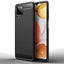 [Stealth Case] Samsung Galaxy A12 Soft Protective Slim Cover with Carbon Fibre Detailing