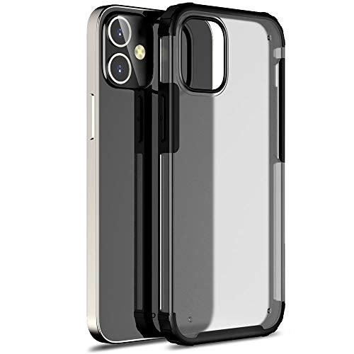 [Fusion FX Case] Slim & Light Tough Fused Gel Bumper & Hard Back Matte Case for iPhone 12 Mini