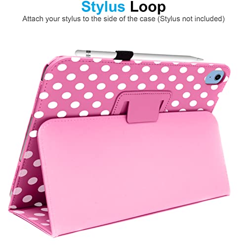 [Folio Case] Smart Cover Stand with Auto Sleep/Wake & Hand Strap For Apple iPad 11th & 10th Generation, iPad 2025 / 2022