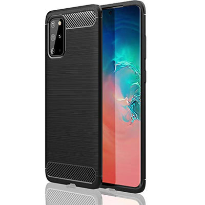 [Stealth Case] Samsung Galaxy S20 Plus Soft Protective Slim Cover with Carbon Fibre Detailing
