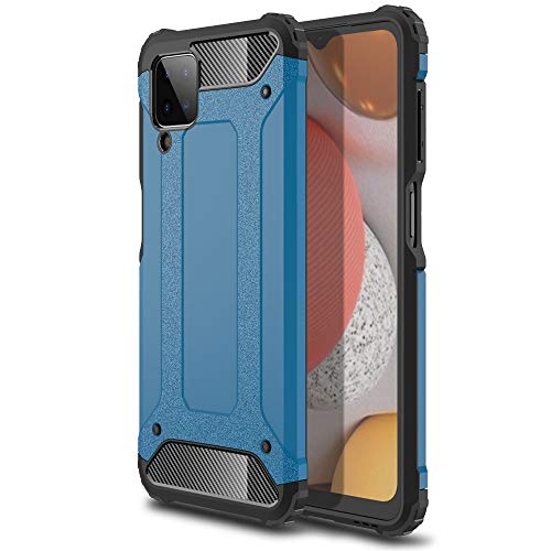 [Tough Armoured Case] ShockProof Dual-Layer Protective Heavy Duty Cover for Samsung Galaxy A12