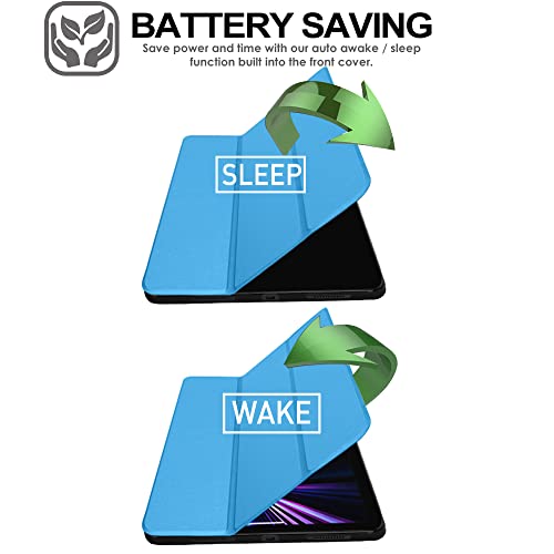 [Smart Case] Slim Stand Cover with Auto Sleep/Wake for Apple iPad Pro 12.9" (6th / 5th / 3rd / 2nd Generation)
