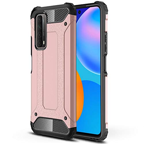 [Tough Armoured Case] ShockProof Dual-Layer Protective Heavy Duty Cover for Huawei P Smart 2021