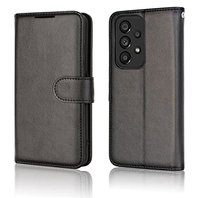 [Wallet Case] Protective Cover with Cash & Card Holder, Stand and Wrist Strap For Samsung Galaxy A13