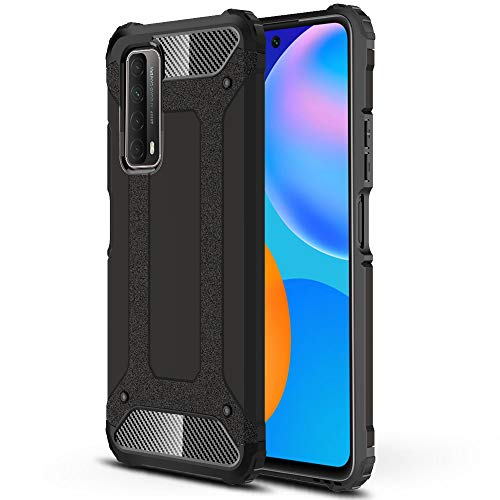[Tough Armoured Case] ShockProof Dual-Layer Protective Heavy Duty Cover for Huawei P Smart 2021