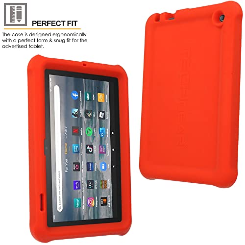 [Bumper Case] Shockproof Soft Easy Grip Case for Amazon Fire 7" (2022 / 12th Generation)