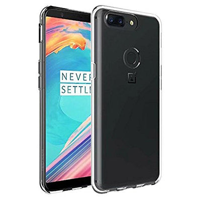 [AirFlex Case] Crystal Clear Slim & Light, Protective,  Soft Gel Cover for OnePlus 5T