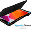 [Folio Case] Smart Cover Stand with Auto Sleep/Wake & Hand Strap For Apple iPad 10.2" 2021 / 2020 / 2019 [9th / 8th / 7th Generation]