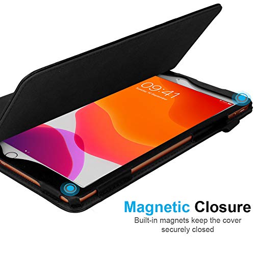 [Folio Case] Smart Cover Stand with Auto Sleep/Wake & Hand Strap For Apple iPad 10.2" 2021 / 2020 / 2019 [9th / 8th / 7th Generation]