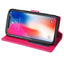 [Wallet Case] Protective Cover with Cash & Card Holder, Stand and Wrist Strap For Apple iPhone XS Max