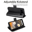 [Wallet Case] Protective Cover with Cash & Card Holder, Stand and Wrist Strap For Google Pixel 6a