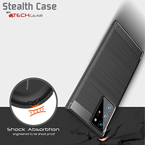 [Stealth Case] Samsung Galaxy Note 20 Ultra Soft Protective Slim Cover with Carbon Fibre Detailing