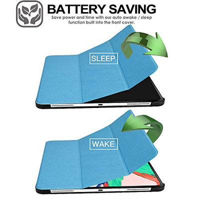 [Smart Case] Slim Stand Cover with Auto Sleep/Wake for Apple iPad Pro 12.9" 2020