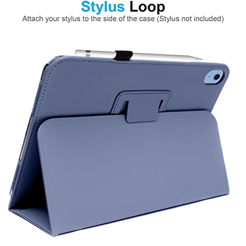 [Folio Case] Smart Cover Stand with Auto Sleep/Wake & Hand Strap For Apple iPad 11th & 10th Generation, iPad 2025 / 2022