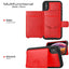 Tough Armoured Wallet 360 ShockProof Case with Card Slots & Stand for Apple iPhone XS Max