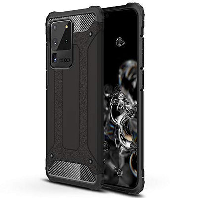 [Tough Armoured Case] ShockProof Dual-Layer Protective Heavy Duty Cover for Samsung Galaxy S20 Ultra