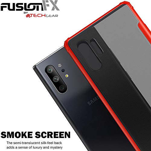 [Fusion FX Case] Slim & Light Tough Fused Gel Bumper & Hard Back Matte Case for Samsung Galaxy Note 10 Plus
