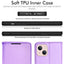 [Wallet Case] Protective Cover with Cash & Card Holder, Stand and Wrist Strap For Apple iPhone 13