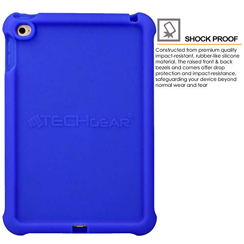 [Bumper Case] Shockproof Soft Easy Grip Case for Apple iPad Mini 5 2019, iPad Mini 4