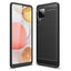 [Stealth Case] Samsung Galaxy A12 Soft Protective Slim Cover with Carbon Fibre Detailing