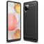 [Stealth Case] Samsung Galaxy A42 5G Soft Protective Slim Cover with Carbon Fibre Detailing