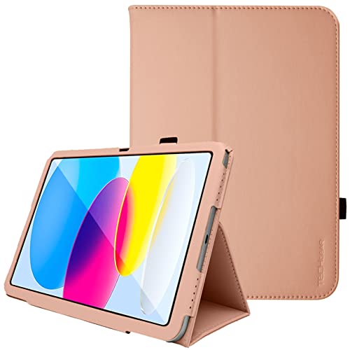 [Folio Case] Smart Cover Stand with Auto Sleep/Wake & Hand Strap For Apple iPad 11th & 10th Generation, iPad 2025 / 2022