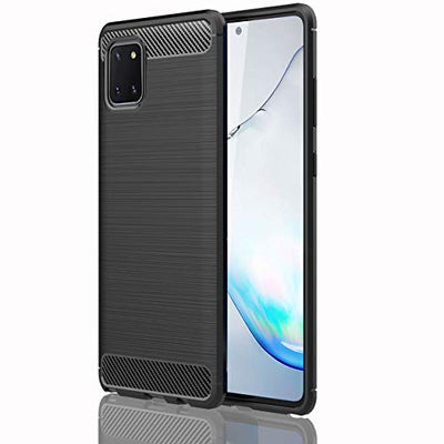 [Stealth Case] Samsung Galaxy Note 10 Lite Soft Protective Slim Cover with Carbon Fibre Detailing