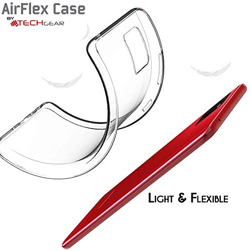 [AirFlex Case] Crystal Clear Slim & Light, Protective,  Soft Gel Cover for Samsung Galaxy Note 10 Lite
