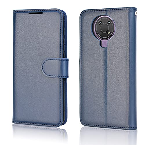 [Wallet Case] Protective Cover with Cash & Card Holder, Stand and Wrist Strap For Nokia G10 / G20