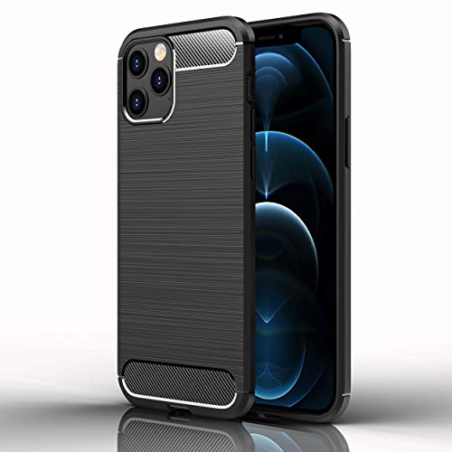 [Stealth Case] iPhone 12 Mini Soft Protective Slim Cover with Carbon Fibre Detailing