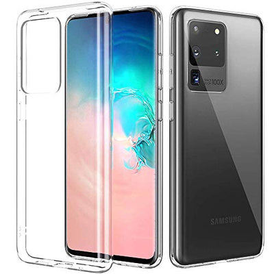 [AirFlex Case] Crystal Clear Slim & Light, Protective,  Soft Gel Cover for Samsung Galaxy S20 Ultra