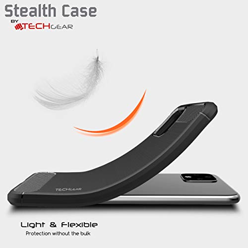 [Stealth Case] Google Pixel 4 Soft Protective Slim Cover with Carbon Fibre Detailing