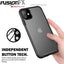 [Fusion FX Case] Slim & Light Tough Fused Gel Bumper & Hard Back Matte Case for iPhone 11