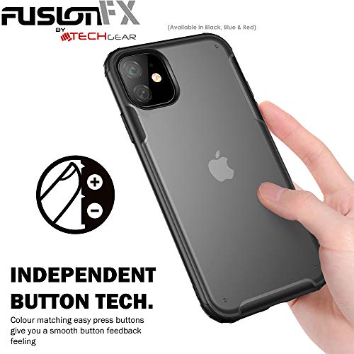[Fusion FX Case] Slim & Light Tough Fused Gel Bumper & Hard Back Matte Case for iPhone 11