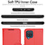 [Wallet Case] Protective Cover with Cash & Card Holder, Stand and Wrist Strap For Samsung Galaxy A12
