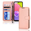 [Wallet Case] Protective Cover with Cash & Card Holder, Stand and Wrist Strap For Samsung Galaxy A03s