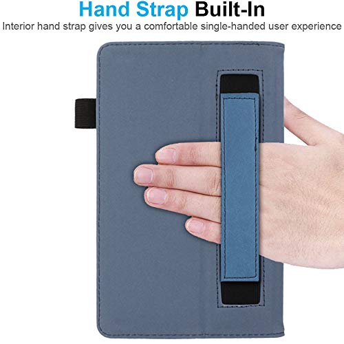 [Folio Case] Smart Cover Stand with Auto Sleep/Wake & Hand Strap For Apple iPad 10.2" 2021 / 2020 / 2019 [9th / 8th / 7th Generation]
