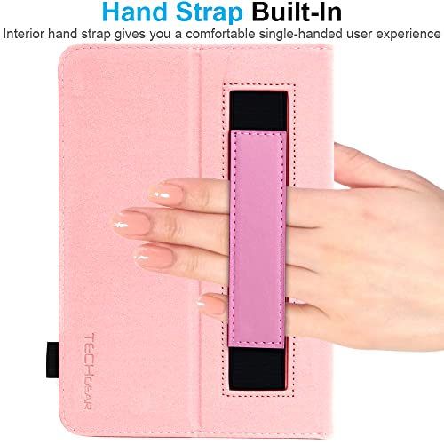 [Folio Case] Smart Cover Stand with Auto Sleep/Wake & Hand Strap For New Amazon Fire 7" (12th Generation / 2022)