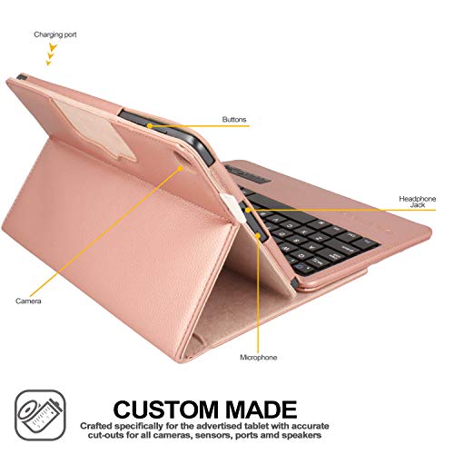 [Strike Folio] Keyboard Case for Samsung Galaxy Tab S6 Lite 10.4" (SM-P610 / P613 / P615/P619)