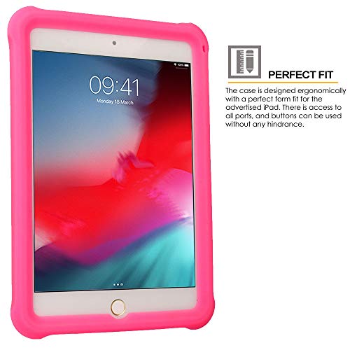 [Bumper Case] Shockproof Soft Easy Grip Case for Apple iPad Mini 5 2019, iPad Mini 4