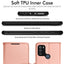 [Wallet Case] Protective Cover with Cash & Card Holder, Stand and Wrist Strap For Motorola Moto G50