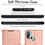 [Wallet Case] Protective Cover with Cash & Card Holder, Stand and Wrist Strap For Motorola Moto E20 / E30