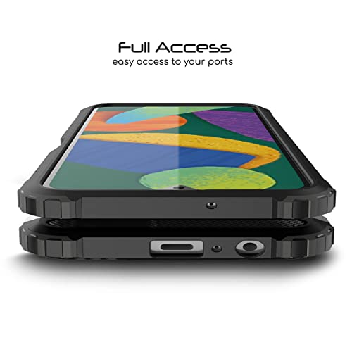 [Tough Armoured Case] ShockProof Dual-Layer Protective Heavy Duty Cover for Samsung Galaxy A03s