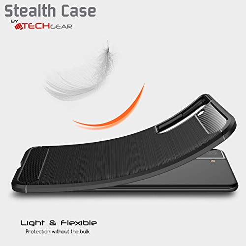 [Stealth Case] Samsung Galaxy S22 Soft Protective Slim Cover with Carbon Fibre Detailing