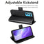 [Wallet Case] Protective Cover with Cash & Card Holder, Stand and Wrist Strap For Oppo Find X3 Lite 5G