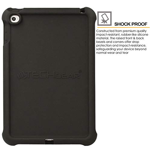 [Bumper Case] Shockproof Soft Easy Grip Case for Apple iPad Mini 5 2019, iPad Mini 4